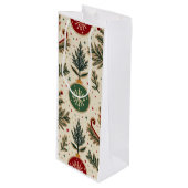 クリスマス抱き枕 ワインギフトバッグ (正面アングル)