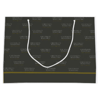 クリスマス抱き枕 – 栗のロースト ラージペーパーバッグ