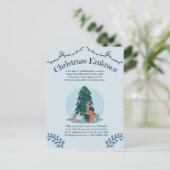 クリスマス抱擁の愛の詩 ポストカード (スタンド正面)