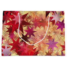 クリスマス抽象芸術レッドピンクブルゴーニュ星