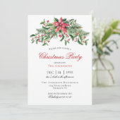 クリスマス招待パーティー 冬の実 招待状 (スタンド正面)