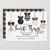 クリスマス招待状お気に入りのフツ招待状 招待状 (正面/裏面)