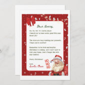 クリスマス招待状カード 招待状 (正面/裏面)