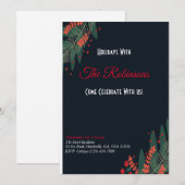 クリスマス招待状カード 招待状 (正面/裏面)