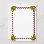 クリスマス招待状カード 招待状 (裏面)