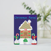 クリスマス招待状デザイン 招待状 (スタンド正面)