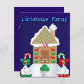 クリスマス招待状デザイン 招待状 (正面/裏面)