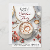 クリスマス招待状ハイゲスカンジナビアスタイル 招待状 (正面)