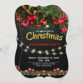 クリスマス招待状 | オーダーメイドの招待状 招待状 (正面/裏面)