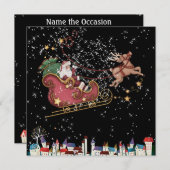 クリスマス招待状/カード – SRF 招待状 (正面/裏面)