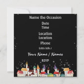 クリスマス招待状/カード – SRF 招待状 (裏面)