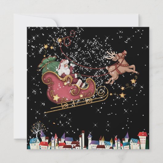 クリスマス招待状/カード – SRF 招待状 (正面)