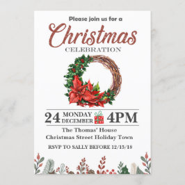 クリスマス招待状 – クリスマスパーティの招待状 招待状