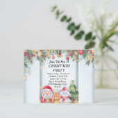 クリスマス招待状 ポストカード (スタンド正面)