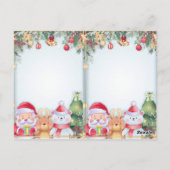 クリスマス招待状 ポストカード (裏面)