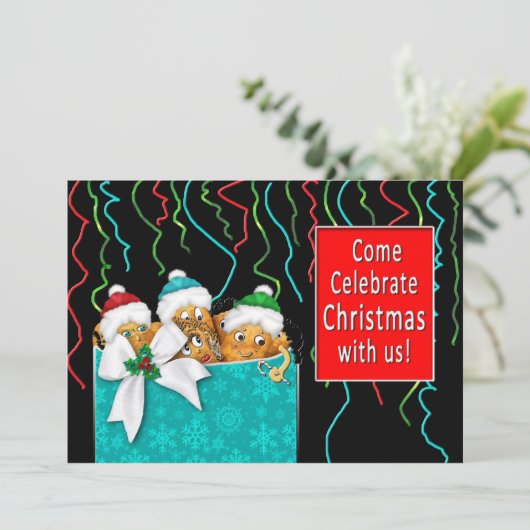 クリスマス招待状 – ポテトファミリーコレクション 招待状 (スタンド正面)