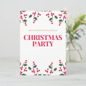 クリスマス招待状 招待状 (スタンド正面)
