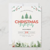 クリスマス招待状 招待状 (正面)