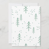 クリスマス招待状 招待状 (裏面)