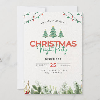 クリスマス招待状 招待状