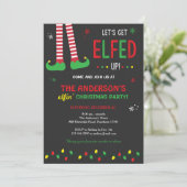 クリスマス招待状 招待状 (スタンド正面)