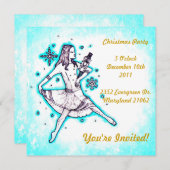クリスマス招待状 招待状 (正面/裏面)
