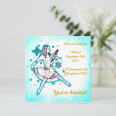 クリスマス招待状 招待状 (スタンド正面)