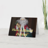 クリスマス挨拶のホーム横テンプレート シーズンカード (正面)