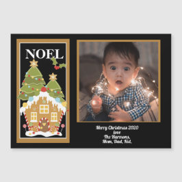 クリスマス挨拶ジンジャーブレッドハウス写真