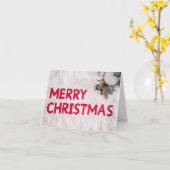 クリスマス挨拶「格言スタイル」とかかわいい！カード カード (黄色い花)