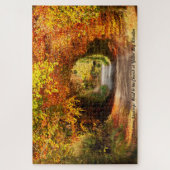 クリスマス挨拶（黄） ジグソーパズル (縦)