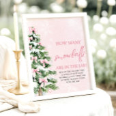 クリスマス推測どのように多くのスノーボール赤ちゃんシャワー ポスター