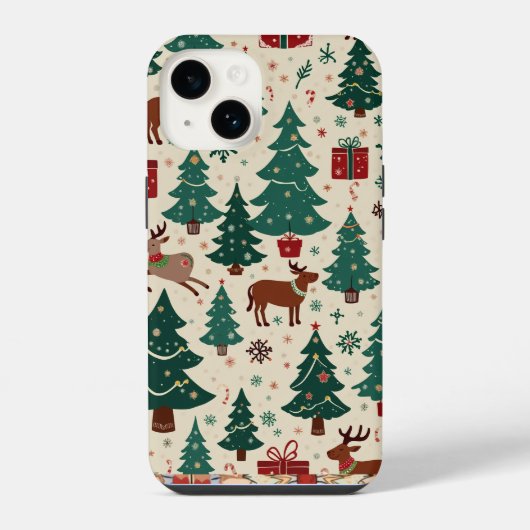 クリスマス携帯ケース iPhoneケース (裏面)