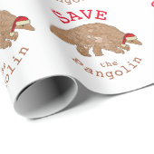 クリスマス救ザパンゴリン・スローガン ラッピングペーパー (ロールコーナー)