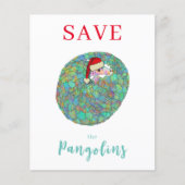 クリスマス救スパンゴリンズスローガンパーソナライズされた予算 (正面)