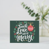 クリスマス教えラヴアンドビーメリークリスマス先生 シーズンポストカード (スタンド正面)