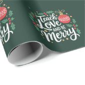 クリスマス教えラヴアンドビーメリークリスマス先生 ラッピングペーパー (ロールコーナー)