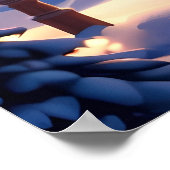 クリスマス教会のポスター ポスター (角)