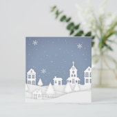 クリスマス教会の風景 カード (スタンド正面)