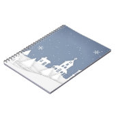 クリスマス教会風景 ノートブック (左側)