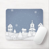 クリスマス教会風景 マウスパッド (マウス)