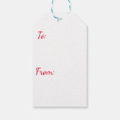 クリスマス教会 ギフトタグ (裏面)