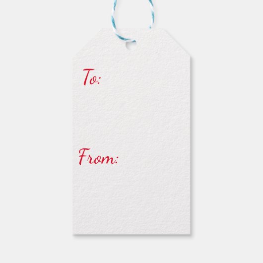 クリスマス教会 ギフトタグ (裏面)