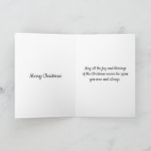 クリスマス教会 シーズンカード (内部)