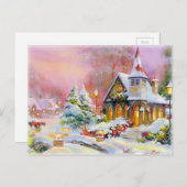 クリスマス教会 シーズンポストカード (正面/裏面)