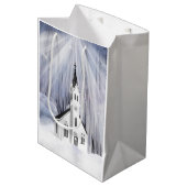 クリスマス教会 ミディアムペーパーバッグ (正面アングル)