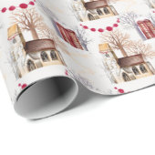 クリスマス教会 ラッピングペーパー (ロールコーナー)