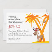 クリスマス教会 招待状 (正面)
