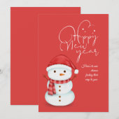 クリスマス教師感謝レッドギフトカードホルダー シーズンカード (正面/裏面)