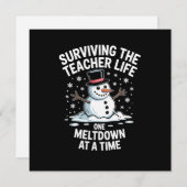 クリスマス教師生活メルトダウン シーズンカード (正面/裏面)